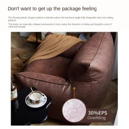 MOMO Single Sofa Tatami Single Small Household Bean Bag Small Sofa Can Lie Sleeping Bedroom Balcony Sitting Chair Lazy Sofa