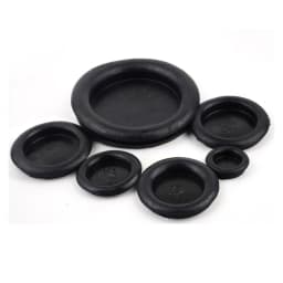14mm-150mm Hole Diameter Black Single Sided Protective Coil Sealing Rubber Ring Wiring Grommets Hole Plug Gasket