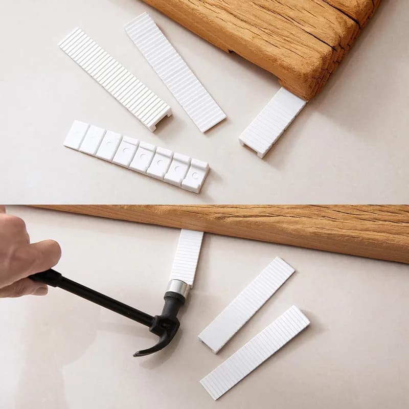 10 PCS Flexible Plastic Wedges Shims Leveling Table Shims Premium Furniture Levelers Shim Wedges Pads For Door Cabinet New