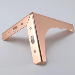 4Pcs/Lot Rose Gold Plating Sofa Chair Legs Cupboard Cabinet Furniture Legs Feet Height 10/13.5/15/17.5CM with Screws