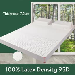 100% Natural Latex Mattress Thailand High-End Latex Mats Rubber Soft Cushion Two-Person Household 0.9/1.2/1.5/1.8m Home Mattress