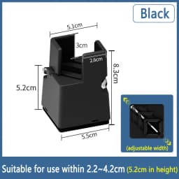2PCS Adjustable Furniture Chair Feet Riser with Screw Clamp 2 4 Inch Height Heavy Duty Sofa Tables Bed Furniture Risers Square