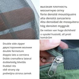 Outdoor Automatic Quick Open Mosquito Net Hammock Tent With Waterproof Canopy Awning Set Hammock Portable Pop-Up Portable Camp
