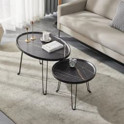 Folding coffee table household combination simple bay window balcony hotel low floor tea table living room furniture