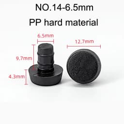 10/20pcs Round PVC Furniture Foot Nail Rubber Glide Nail Office Table Chair Leg Floor Protector Round Sliding Disc Noise Killer