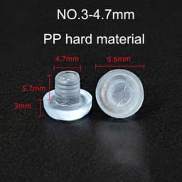 10/20pcs Round PVC Furniture Foot Nail Rubber Glide Nail Office Table Chair Leg Floor Protector Round Sliding Disc Noise Killer