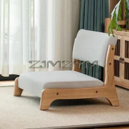 Modern Lazy Sofa Chair Japanese Living Room Furniture Back Floor Nordic Wind Bay Window Wood Low Chair