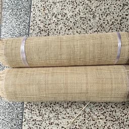 Natural Rattan Indonesian Cane Webbing Roll Material for Furniture Decoration Hollow Lattice Weaving Mat Chair Cabinet Repair