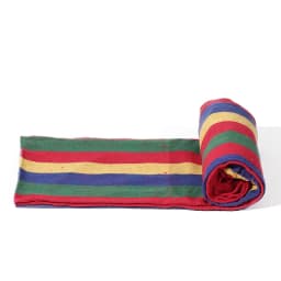 Canvas Hammock Thickened Outdoor Hammock Camping Swing Hammocks with Tree Ropes Anti Rollover Striped Hanging Chair Hammocks.