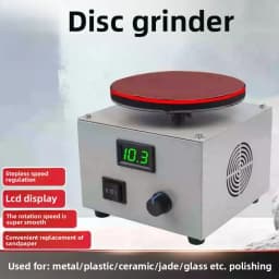 150W Mini Electric 4" Disc Sander Multi-function Polishing Grinder Adjustable Speed Surface Polisher Machine With LCD Display