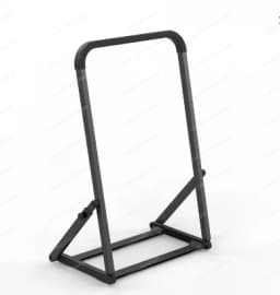 Foldable Home Stepper Machine – Small Elliptical Stepper with Dual Angle Adjustable Armrest & Exercise Assist Rail