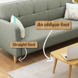 4Pcs 8/15/20/25cm Solid Wood Furniture Feets Oblique/Straight Table Furniture Leg Non-slip Chair Feet Replacement Feet Sloping