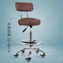 Backrest Lift Swivel Chair Pulley Kitchen Cook Barber Chair Treatment Saddle Stool Cosmetic Aesthetic Master Стул На Колесиках