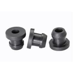 Black Silicone Rubber Snap-on Grommet Hole Plugs End Caps Bung Wire Cable Protect Bush 4.5mm-30mm