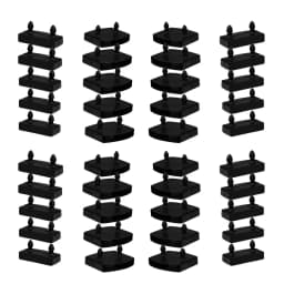 50PCS Plastic Connector Furniture Accessories Plastic Bed Slat End Caps Holders for Holding Securing Wooden Slats Bed Base