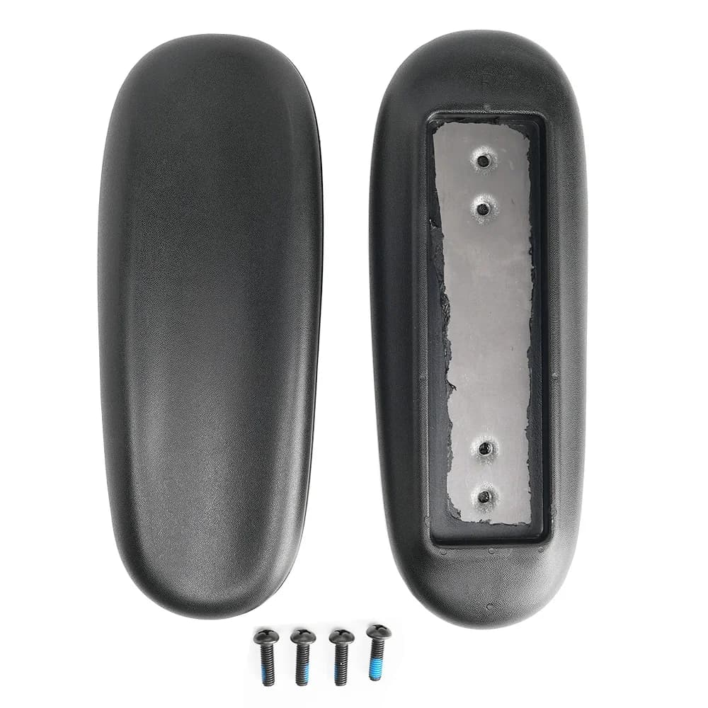 1 Pair PU Leather Office Home Computer Chair Replacement Pressure Relief Arm Pads Caps Armrest Univeral 4" 5.5" Mounting Hole