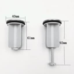 Commercially Wash Basin Plug Wash Basin Plug Wash Basin Plug 4.0 Cm Diameter Copper Cover Grey Colour Portable