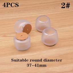 4pcs Furniture Table Feet sofa Pads Protection rubber Non-slip Thicken PVC Wear-resistant Chair Leg Caps Wood Floor Protectors
