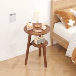 Modern Bedside Cabinets Coffee Table Solid Wood Side Table Movable Living Room Small Coffee Table Home Furniture New