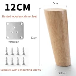4Pcs Wooden Furniture Legs Tapered Feet Stool Sofa Table Computer Desk Furniture Legs Furniture Accessories Replacement Feet