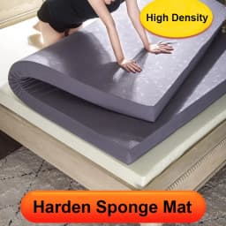 High Density Sponge Mattress Hard Pad Heavy Body 50D Thickened 1.5m/1.8m Memory Cotton Soft Cushion Single Double Mats