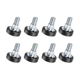 8PCS Gifts Adjustable Furniture Leveling Feet Furniture Levelers Hardware Tools Leg Levelers Table Feet Screw on Glide Leveler