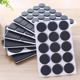 12/30/48pcs Furniture Pads, Adhesive Rubber DIY Furniture Feet Pad, Table Legs Stools, Chairs Mats, Table And Chair Foot Protec
