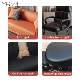 Leather Repair Tape Self Adhesive Waterproof DIY PU Leather Patches for Furniture Cushion Chair Sofa Car Seat Scooter Motorcycle