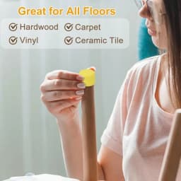 New 4pcs Yellow Square Tube And Round Tube Foot Pads/Pvc Soft Rubber Table And Chair Legs Anti Slip And Silent Protective Caps