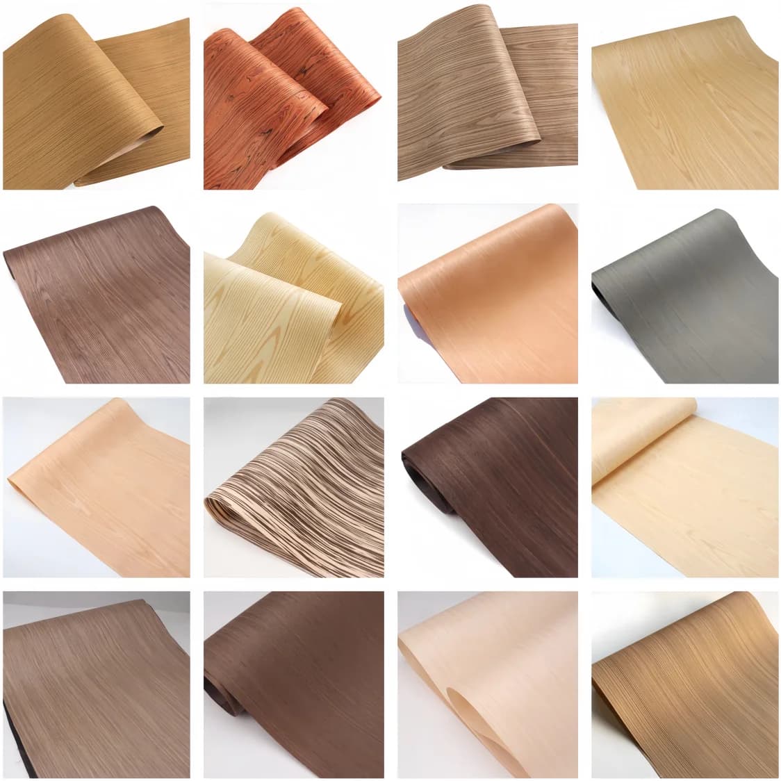 L:2.5Meters Width:58cm T:0.2mm Veneers For Wooden Doors Wood Veneer White Oak And Black Walnut Veneer Furniture