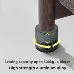 2/4pcs Metal Furniture Leg Booster Pad Bed Riser Height Adjustable Sofa Feet Floor Protector Wash Machine Leg