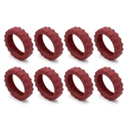 8PCS/Set Suitcase Parts Axles Travel Luggage Caster Shoes Silicone with Silent Sound Luggage Wheels Protector Reduce Noise