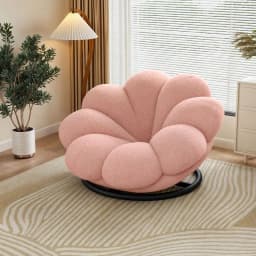 Flowers, Petals, Lazy, Sofa, Balcony, Cream Wind, Bedroom, Balcony, Sofa Chair 360 Degree Rotation, Chair Living Room Recliner