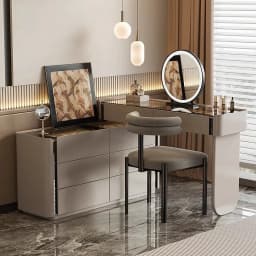Dressing Table Chest of Drawers for Bedroom Sets Modern Vanity with Mirror Jewelry Cabinet Stool Makeup Console Chests Vanity