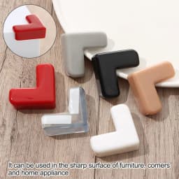 4Pcs Soft Safety Desk Anticollision Strip Table Corner Protector Edge Protection Corner Guards