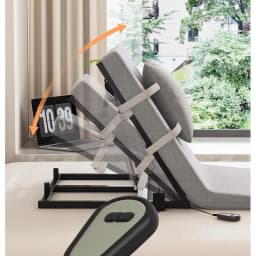 Smart Electric/hand Movement Adjustable Bed Stand Assist Recliner for Home Care Heavy Duty Hospital Bed Frame Bedroom Furniture
