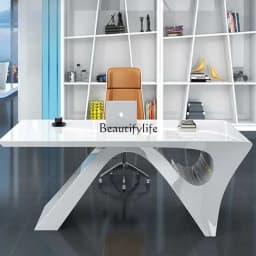 White Gaming Office Desk Large Household Luxury Laptop Computer Office Desk Corner Executive Writing Mesa Ordenador Furniture
