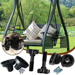 Garden Swing Fittings Swing Chair Canopy Bracket Replacement Outdoor Rustproof Repair Tool Courtyard Swing Frame Component Set