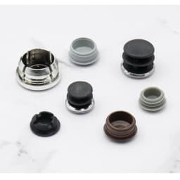 Stainless Steel Round Pipe Tube End Cap Furniture Leg Plug Blanking End Cap Bung For Home Daily Tool Furniture Accessories