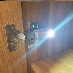 Universal LED Under Cabinet Light Wardrobe Closet Inner Hinge Night Light Lamp For Cupboard Closet Kitchen Bedroom Door Lamp