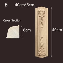 Furniture with Solid Wood Legs Carved Onlays Applique Sofa Seat TV Cabinet Feet Replace Home Decoration Accessories Corner Joint