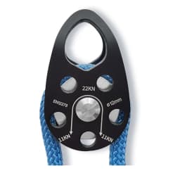 ABKW-Rock Climbing Pulley Aluminum Alloy 22KN Light-Weight Portable Heavy Duty Single Fixed Swing Pulley
