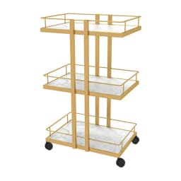 Multi-layer Iron Cart Beauty Salon Trolley Cart Food Serving Cart Manicure Auxiliary Hairdressing Furniture