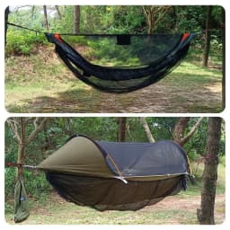2025 Traveler hammock bottom mosquito cover outdoor hammock detachable mosquito net camping hammock quick opening mosquito net