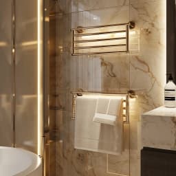 Professional Electric Heated Towel Rail Smart Electric Towel Rack Wall Mounted Towel Warmer for Bathroom