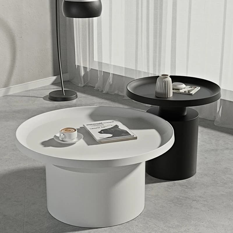 Set Round Coffee Table Nordic Center Modern Luxury Coffee Tables Folding Metal Coffee Tables Storage Furniture