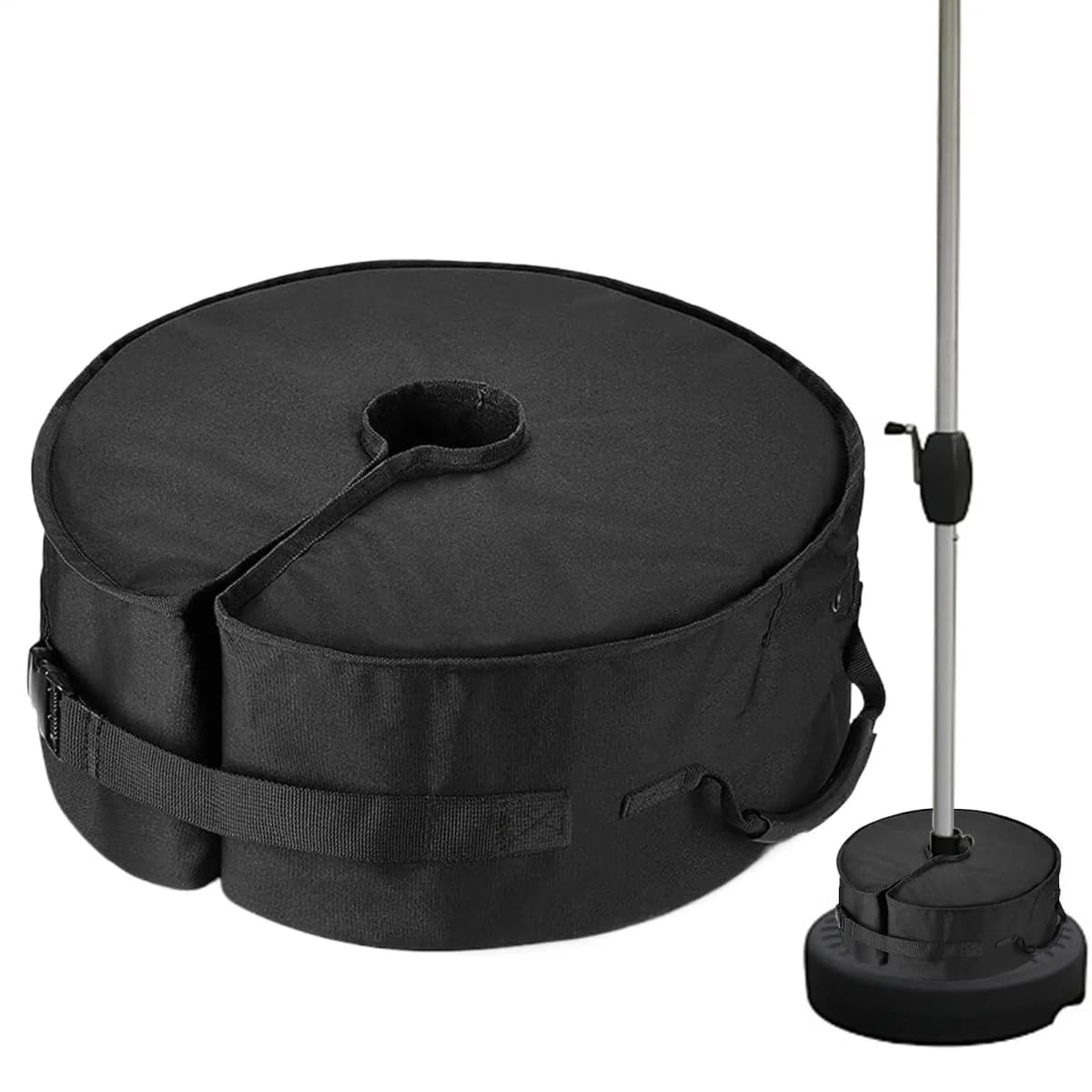 Heavy Duty Outdoor Umbrella Base Weight Sand Bag 90lbs Fillable Stabilizer for Cantilever Offset Patio Umbrellas Weights Sandbag