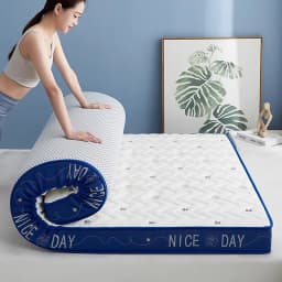 Latex Memory Foam Mattress Floor Mat Foldable Slow Rebound Tatami Mat Bedspreads Thickened Warm 4/7cm King Twin Queen Full Size