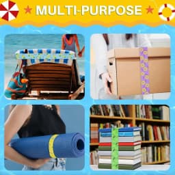 Beach Towel Bands, 10 Pack Towel Bands For Beach Cruise Chair Towel Clips 12 X 2 In For Holding Beach Towel Summer
