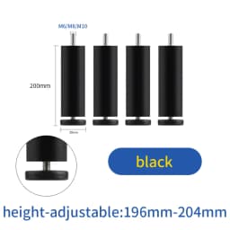 furniture height adjustment foot cabinet support feet M8 M6 M10 leveling sofa feet table feet fridge legs for washing machine